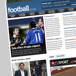 football.co.uk screen shot