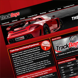 trackdays.co.uk screen shot